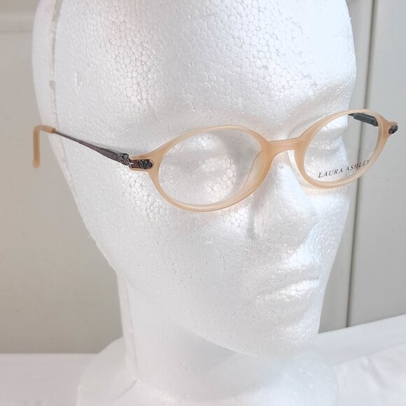 Laura Ashley eyeglasses frame Vivien blush pastel pink matte‎ women\'s glasses